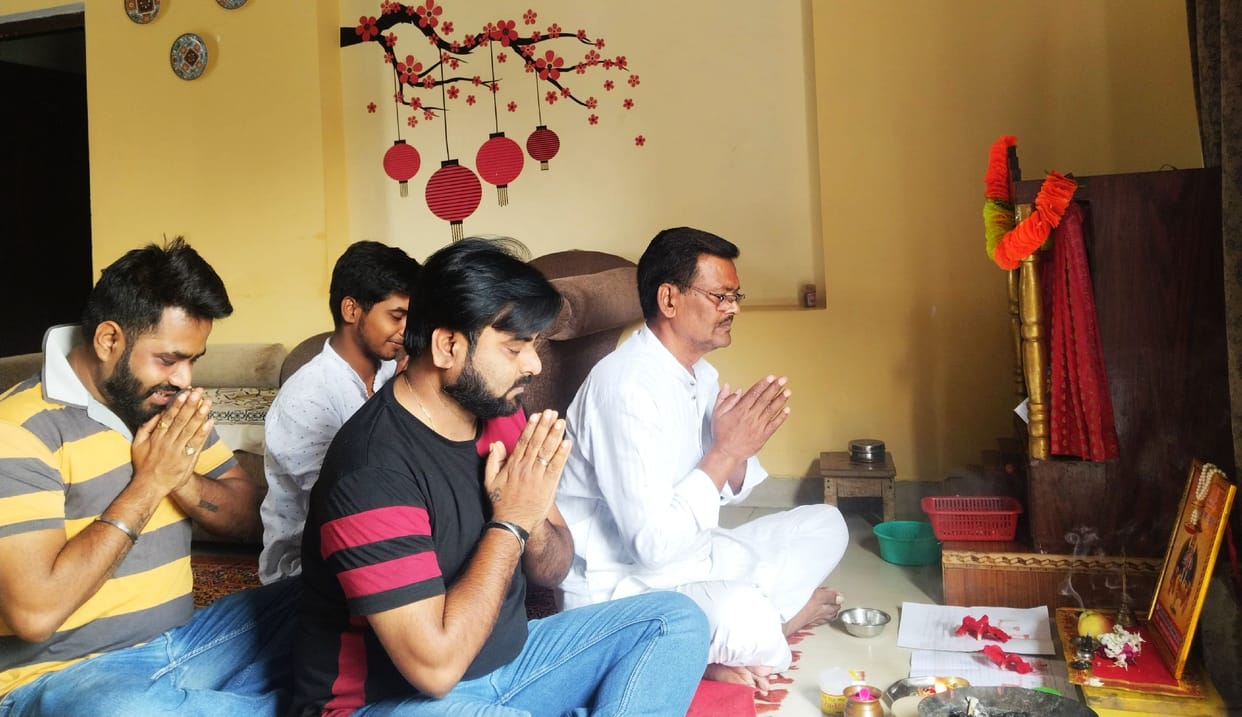 Worship of Kalam-Dawat with Lord Chitragupta
