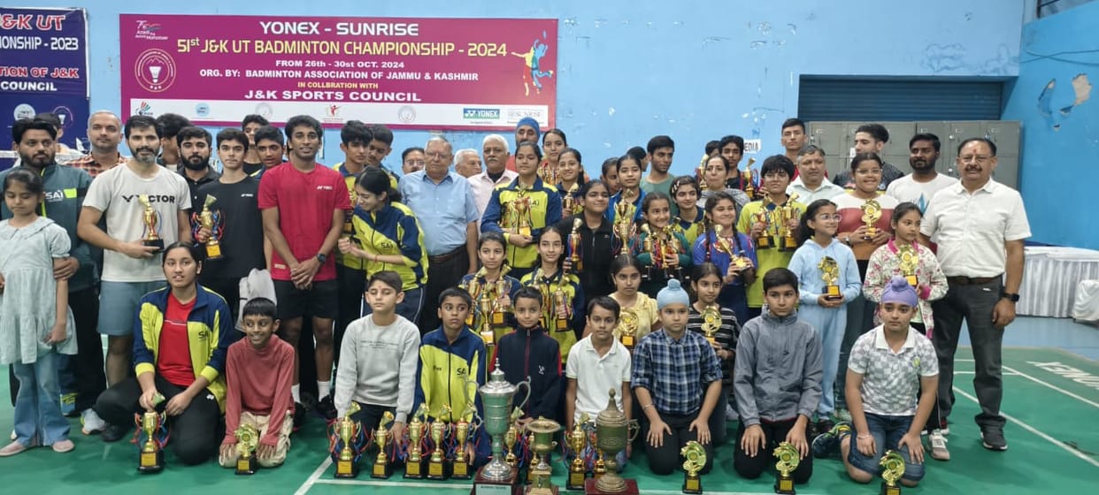 jammu, sports, bedminton