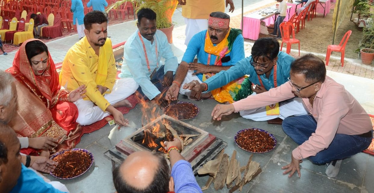 Lord Chitragupta Jayanti celebrated with Kalam Davat worship