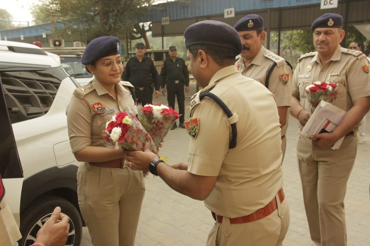 Mahendragarh SP Pooja Vashishtha takes charge, 2018 batch IPS officer
