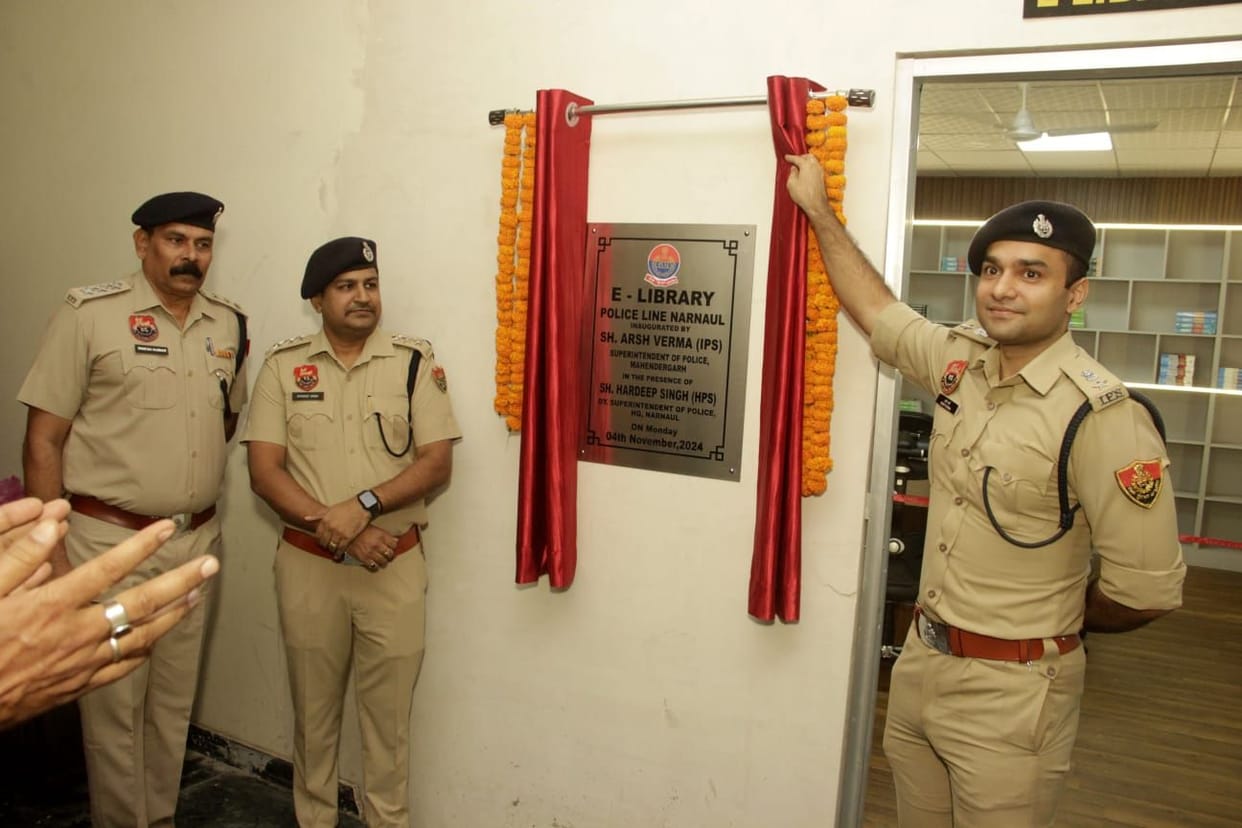 E-library equipped with modern facilities started in Police Lines