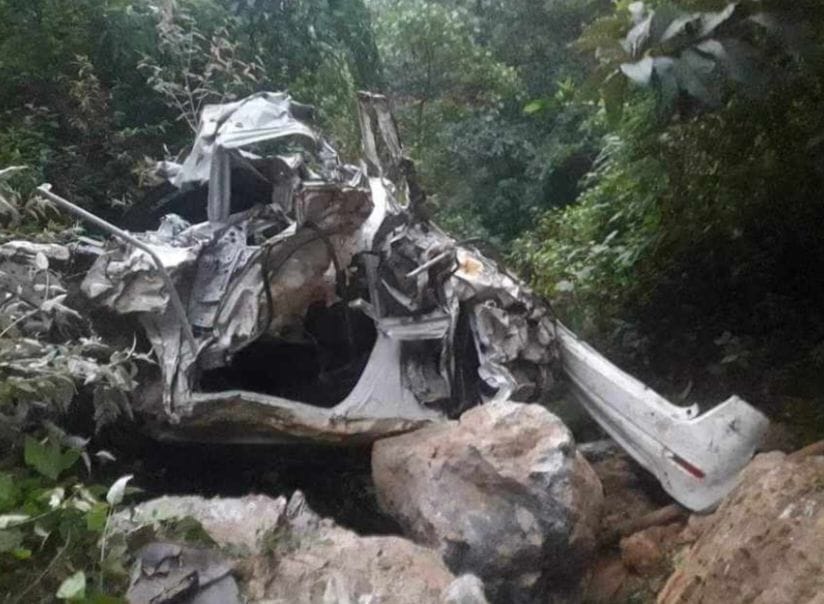 Indian number car crashes in Nepal, youth dies
