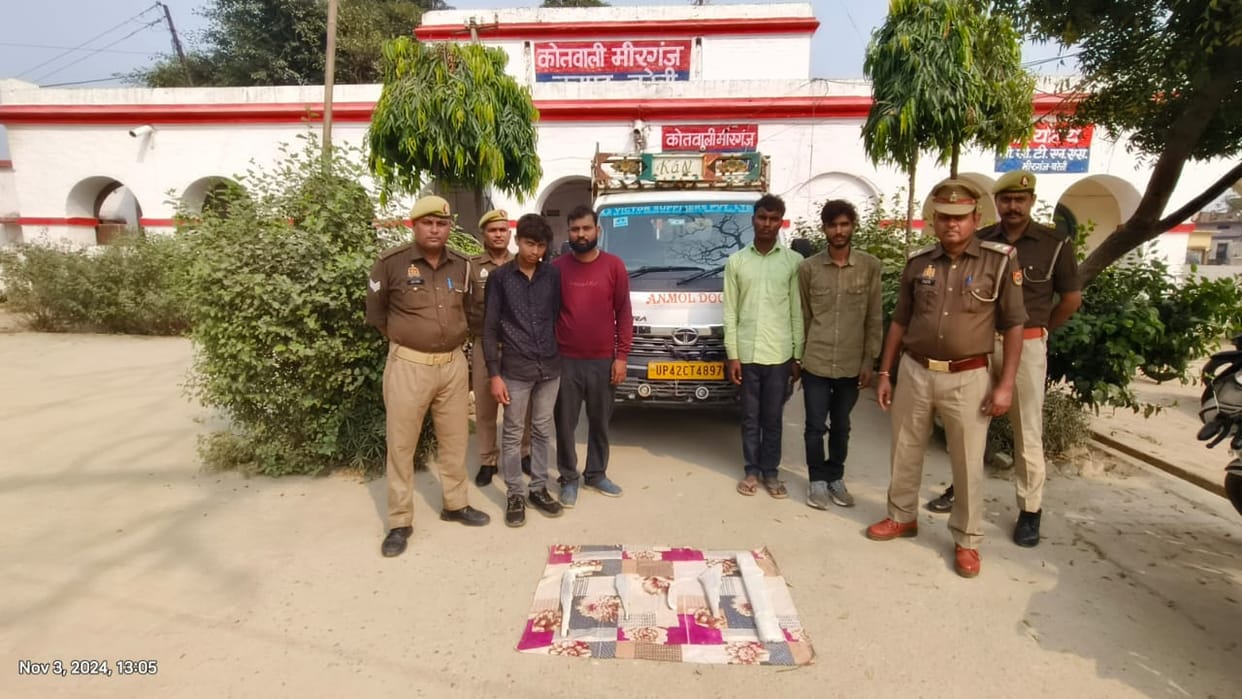 Four accused conspiring to commit theft arrested