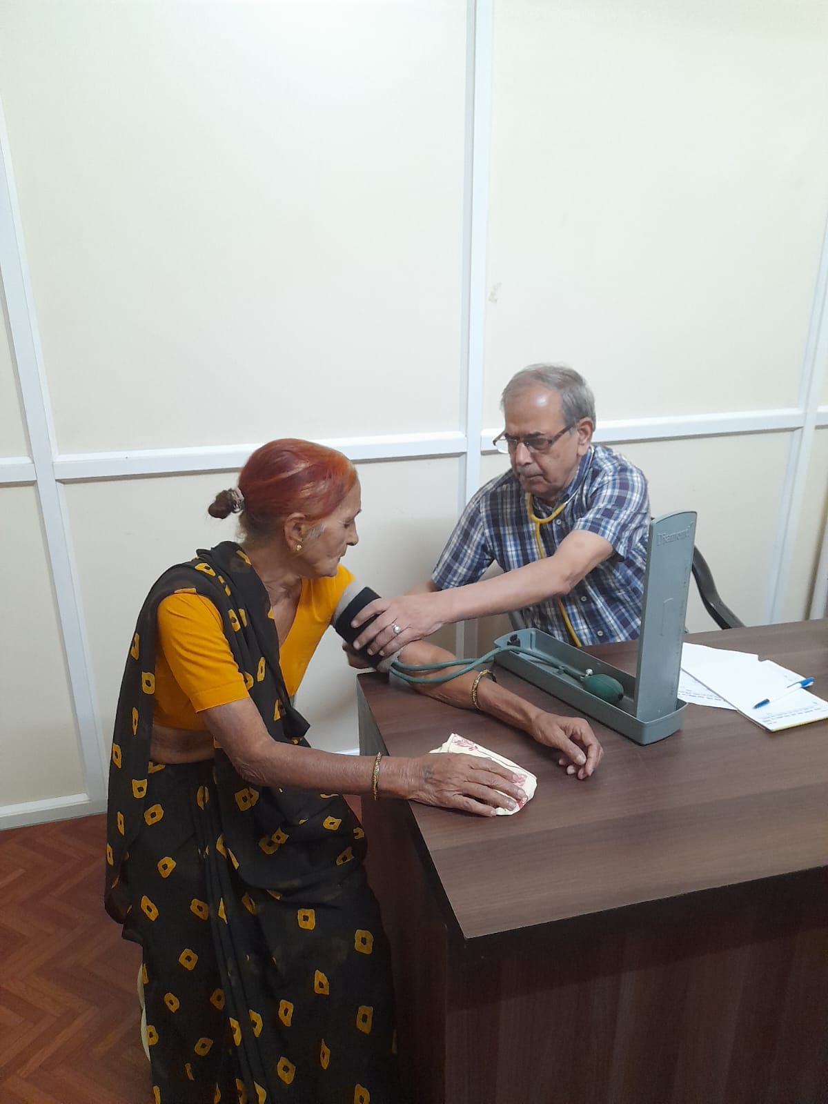 141 patients were examined in the camp