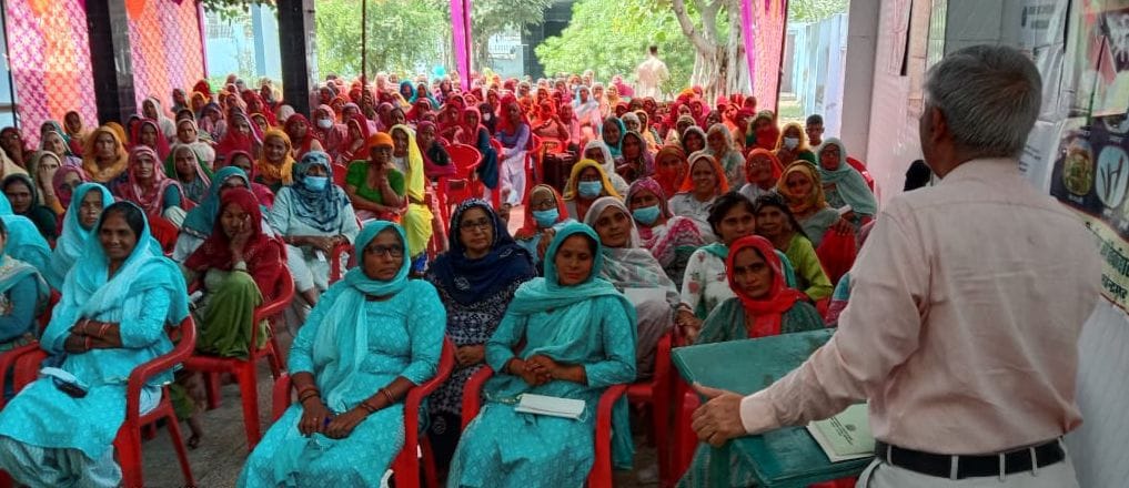 Told 215 women the details of safe storage of grains