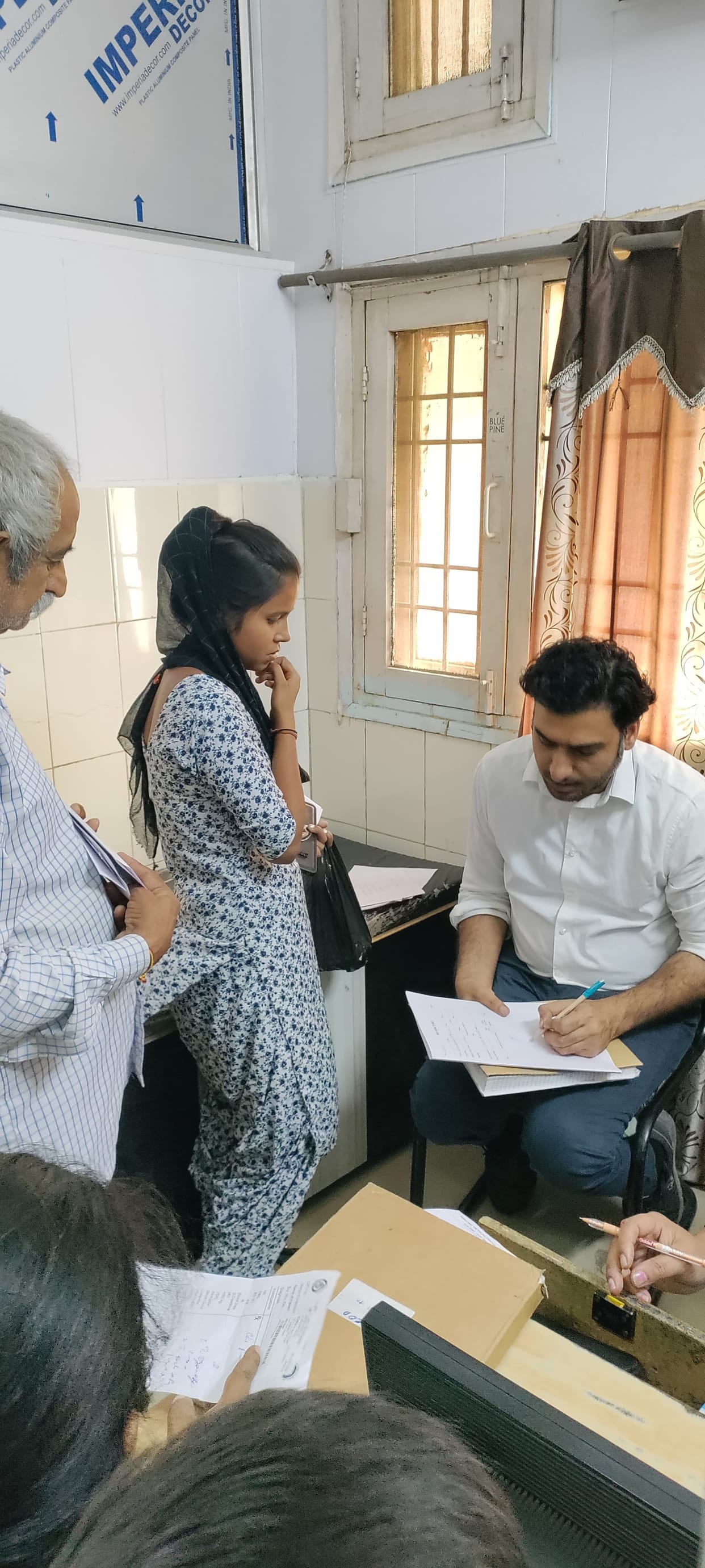OPD of civil hospital opened after four days, crowded with patients