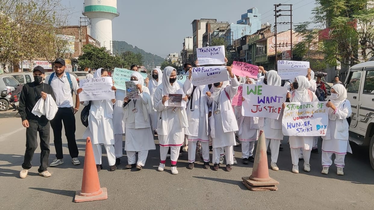 nursing college protest news