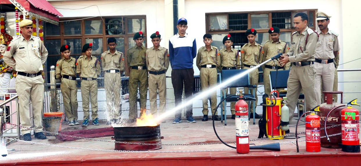 Training given to reduce disaster risks