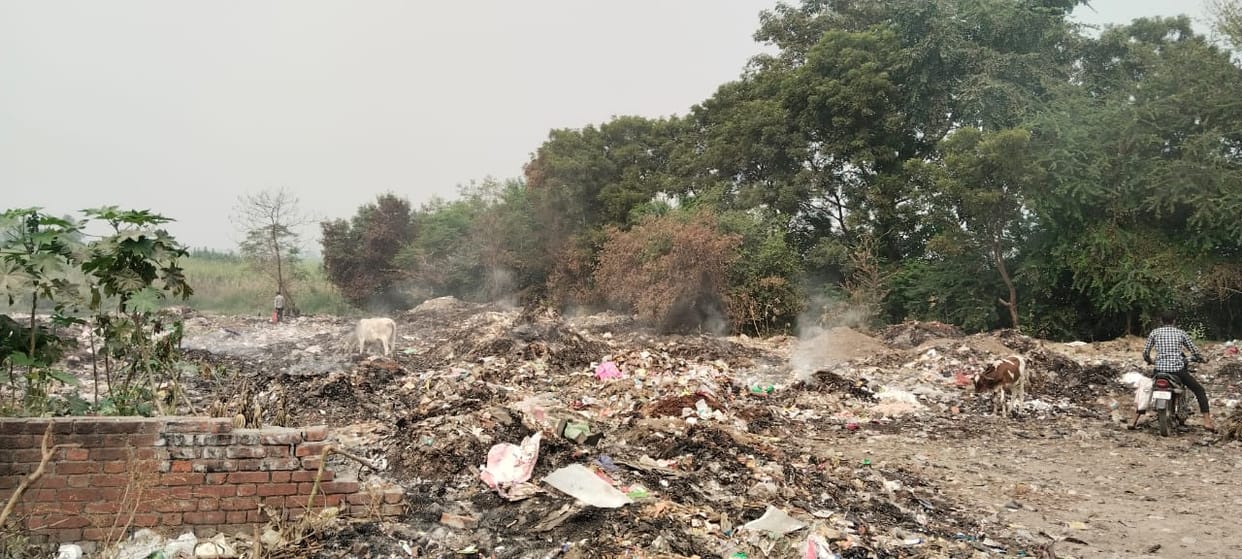 Ban on stubble burning, the boss is unaware of the garbage burning in the city throughout the day