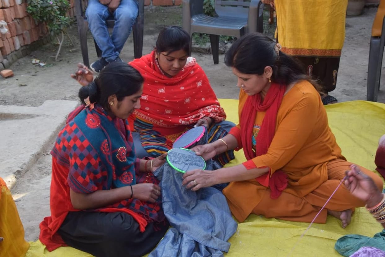 Now the identity of Lucknow has moved ahead with chikankari