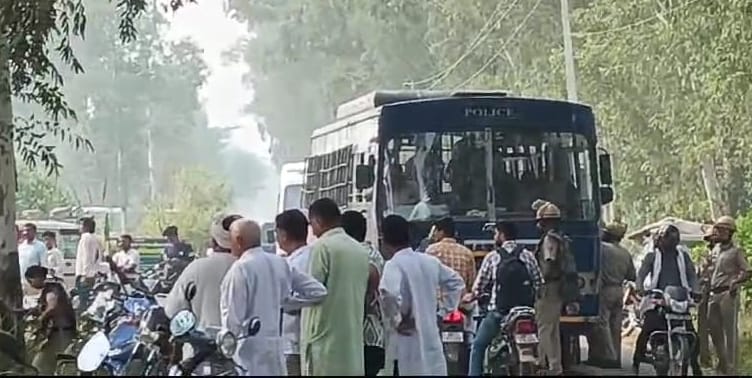 Protest in village Kohla