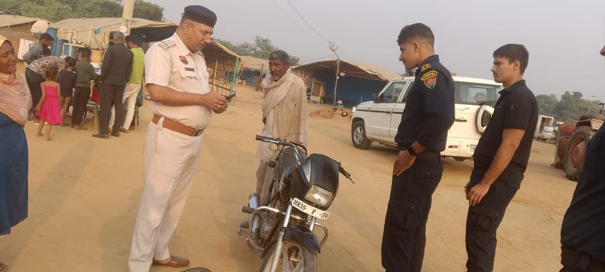 Police and commando soldiers conducted search operation in Nizampur