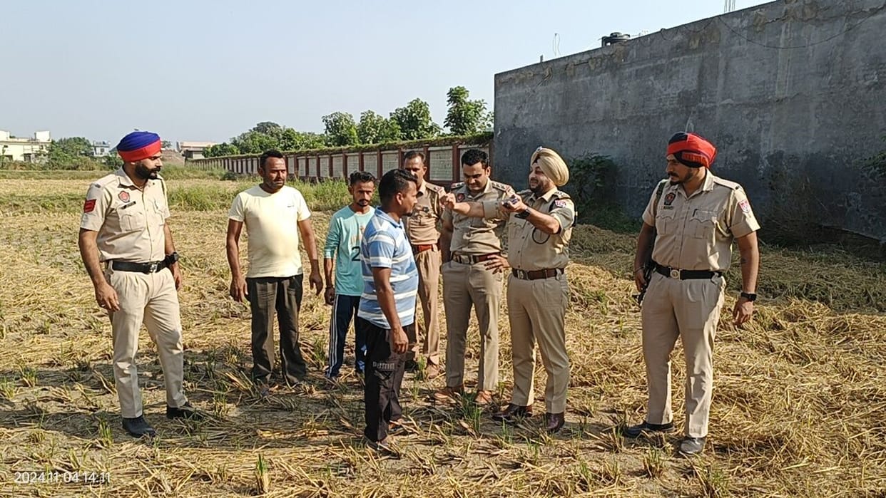 Police administration is strict regarding stubble burning