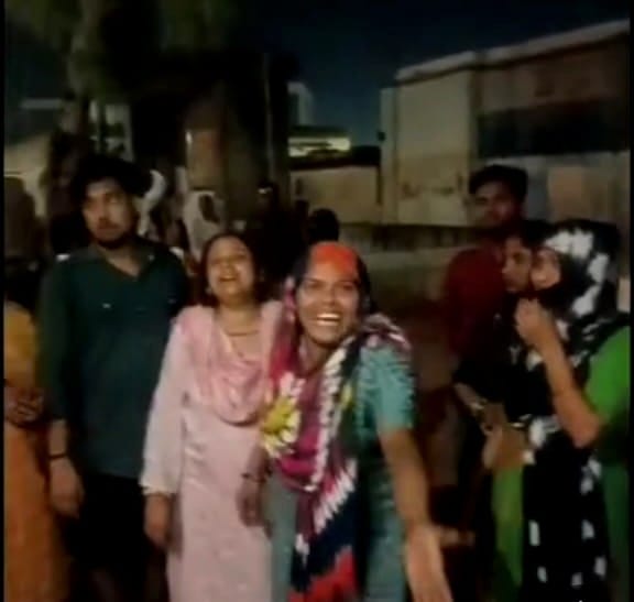 There was a ruckus outside the police station, a scuffle with the police
