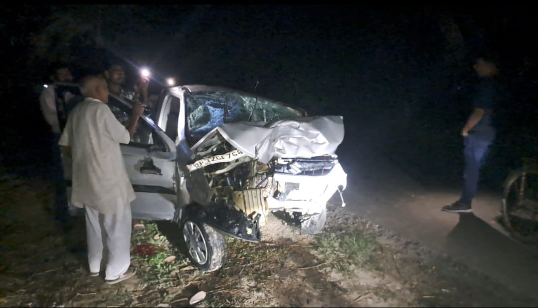Two including BJP leader died in road accident