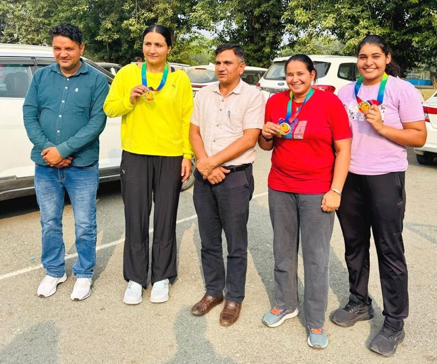 Three players of Jind won medals in state level boxing