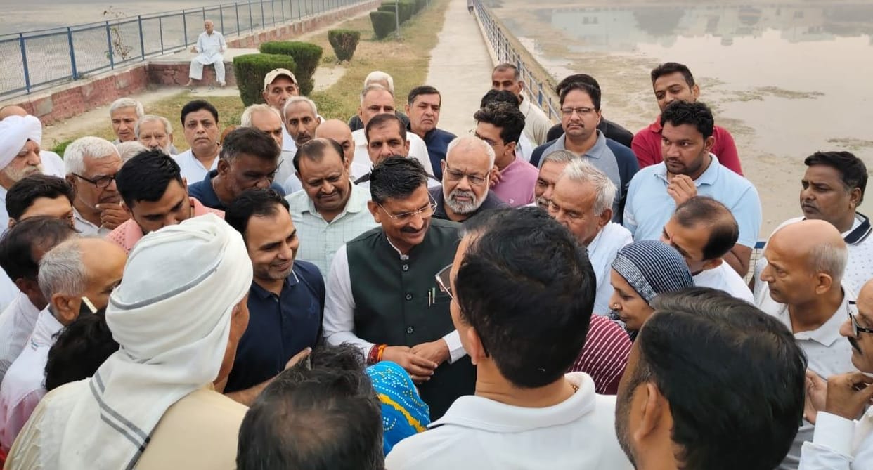 Cabinet Minister re-checked the cleanliness system of Nehru Park