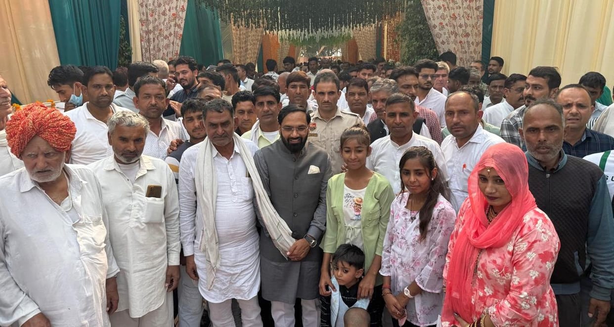 More than 20 thousand people attended the wedding of MLA Atri's nephew.