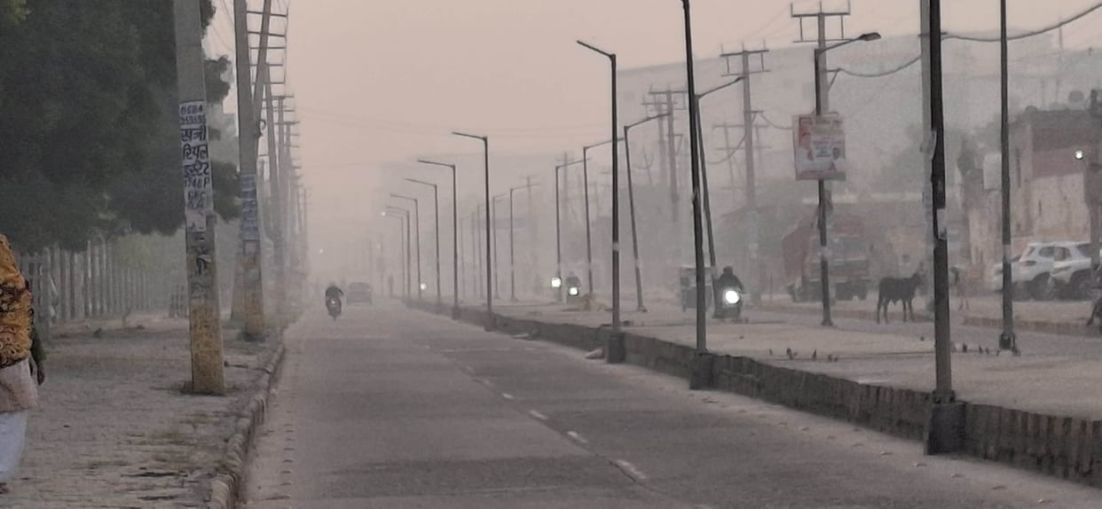 Industrial city Bahadurgarh became a chamber of poisonous gases.