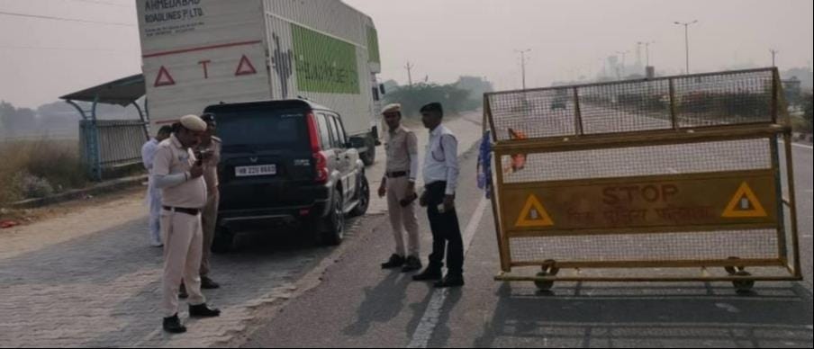 Police checked 3,387 vehicles by setting up 37 checkpoints under the sealing plan.