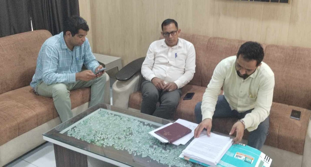 Checked paddy records and arrangements in Jakhal Market Committee