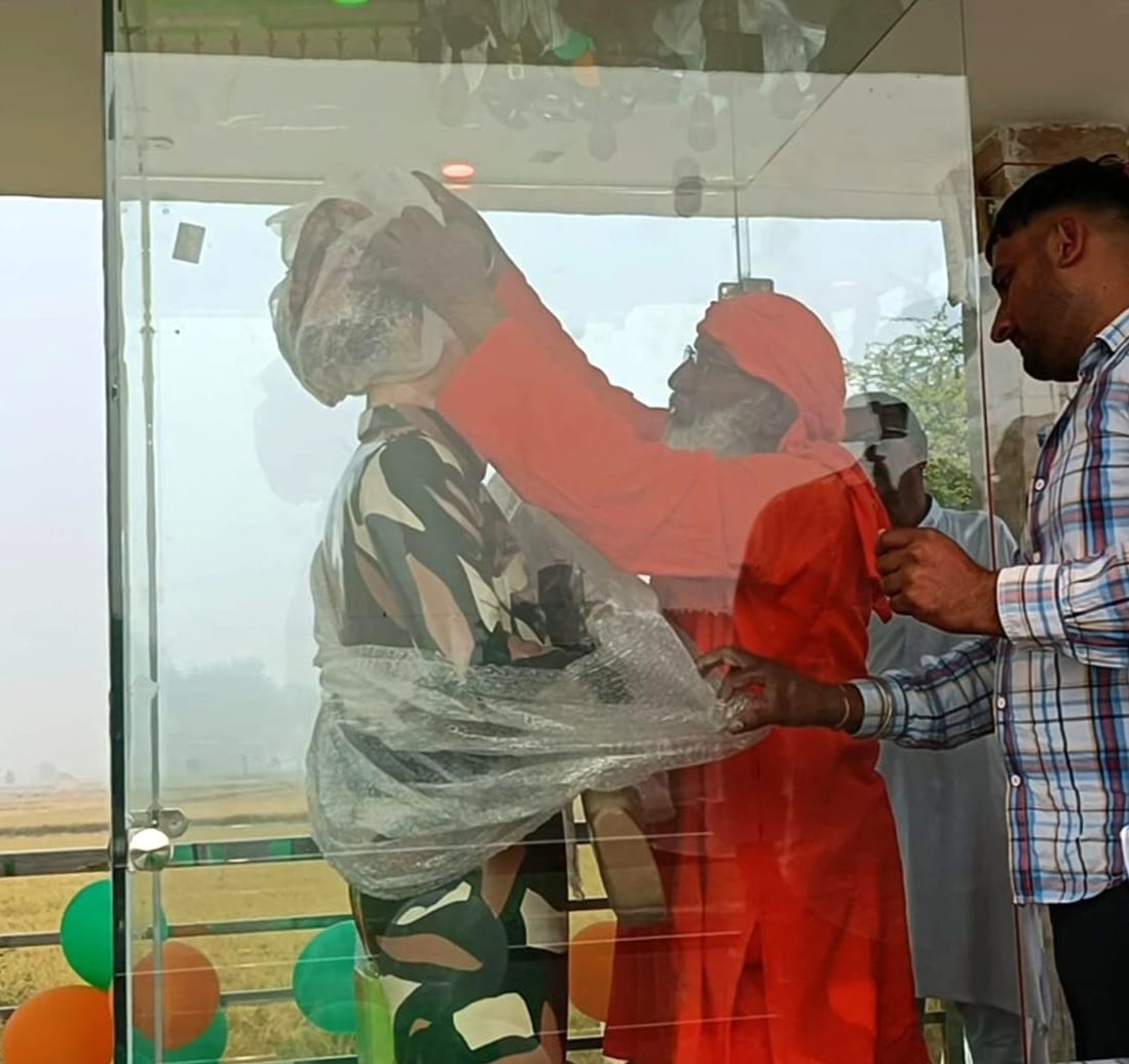 Martyr's statue unveiled in Sedha Majra