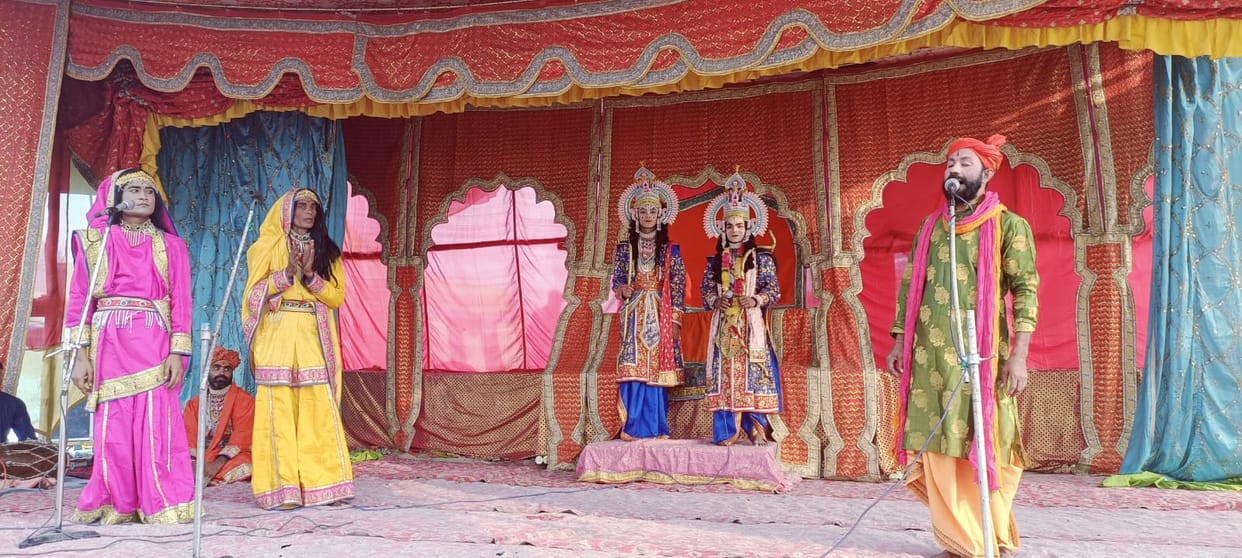 staging of the play of Ramjanam
