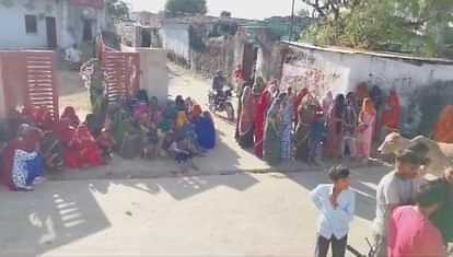 Ajmer desire of land son killed his mother by hitting her with an axe accused was detained by police