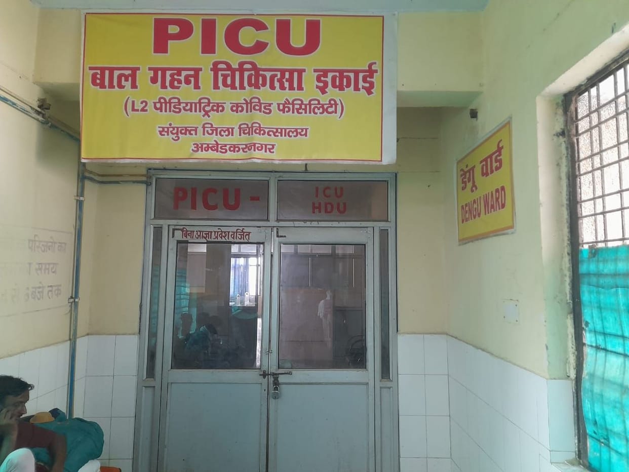 Ventilators lying closed, serious patients being referred