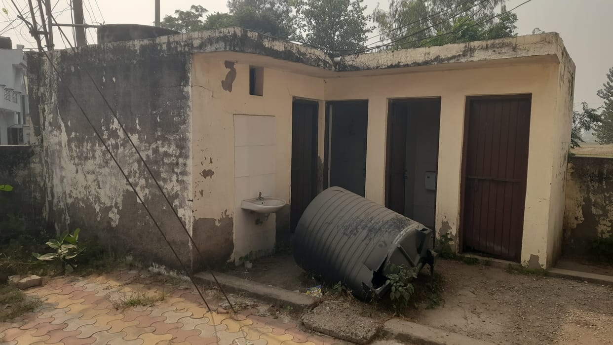 The community hall built in Panjeton ke Majra awaits development