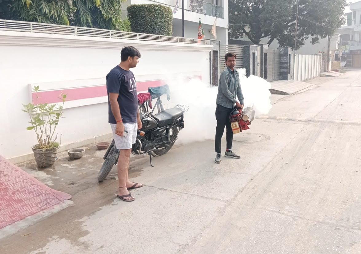 Fogging done in wards 7 and 22