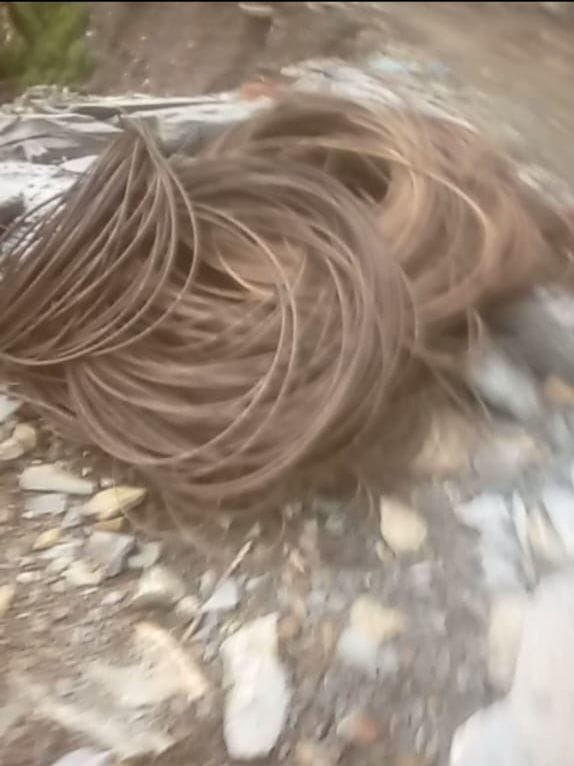 Wire span in Bhatkidhar, theft investigation started, vicious people left it