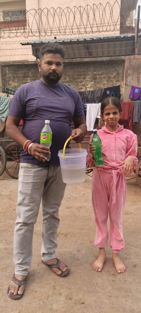 People are troubled by the supply of dirty water