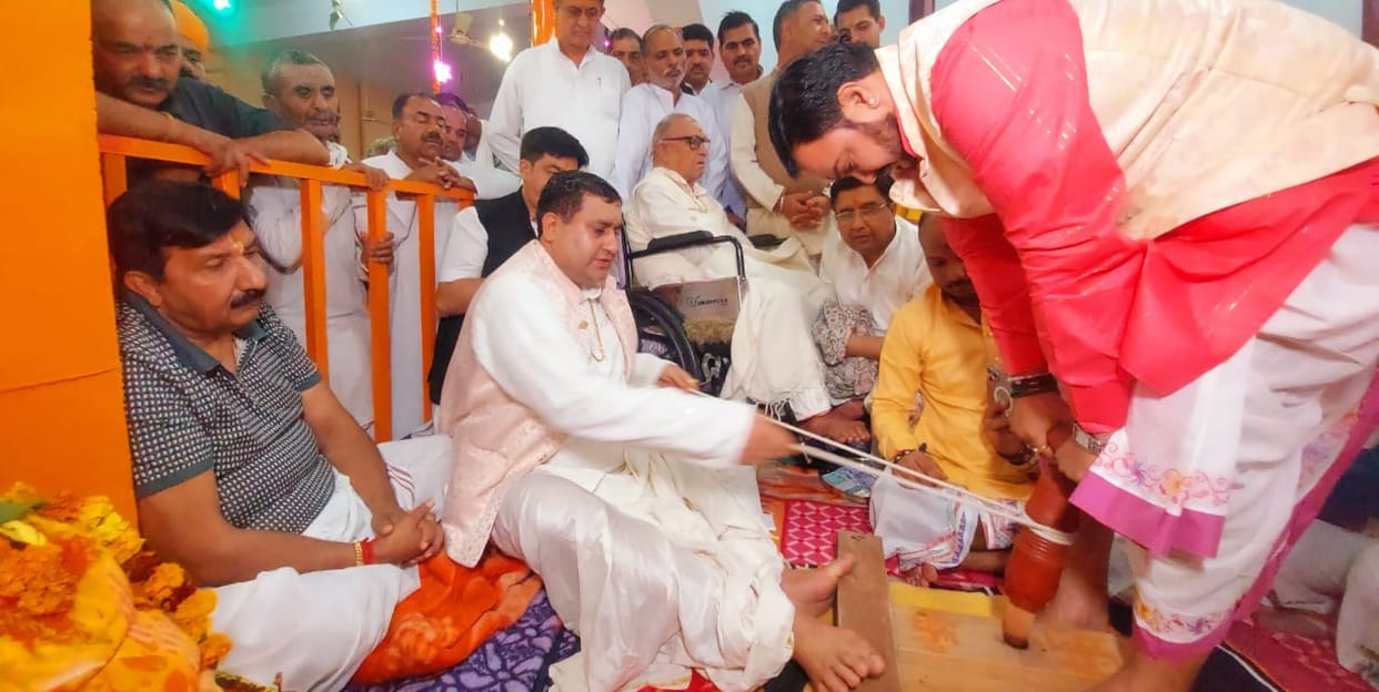 Inauguration of Mahayagya on Panchbhishma festival in Dera Baba Rudranand Ashram.