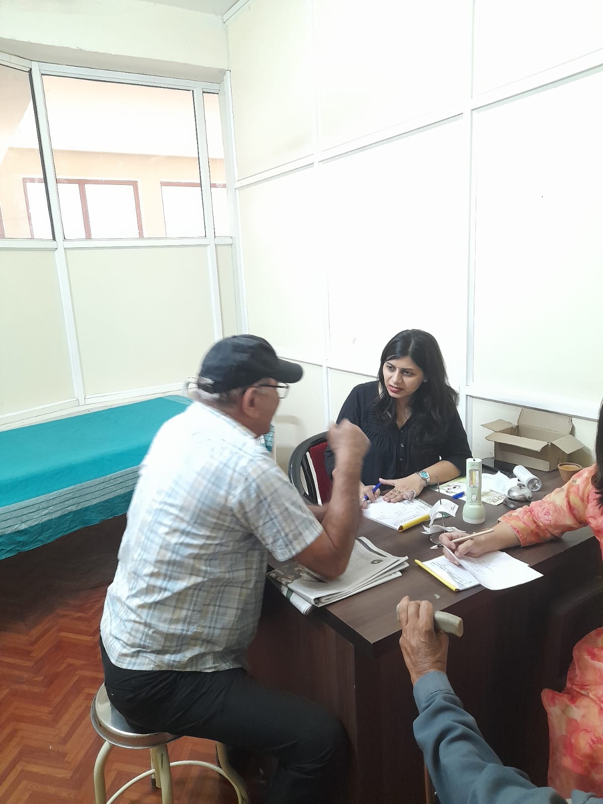 150 people got health checkup done in the camp