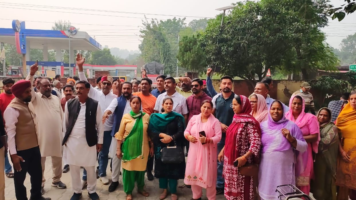 Protest against the attack on Scheduled Caste Morcha General Secretary Jitendra