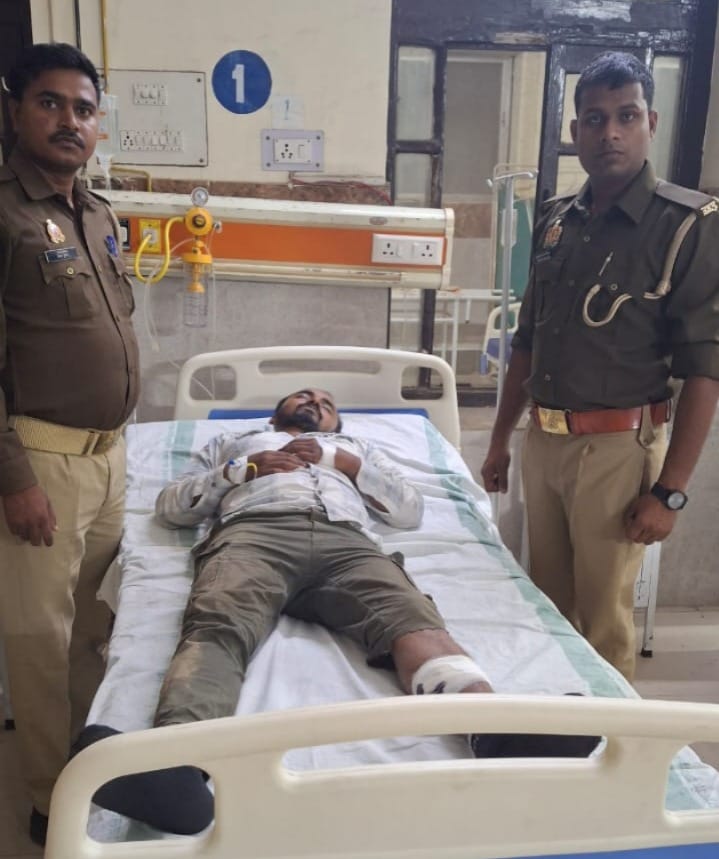 Gorakhpur News: The businessman's throat was slit after seeing a thick chain...Accused arrested in encounter