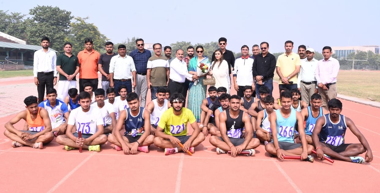Ankita of Tikaram Girls College, Sonipat and Akshay of CRA are the best athletes