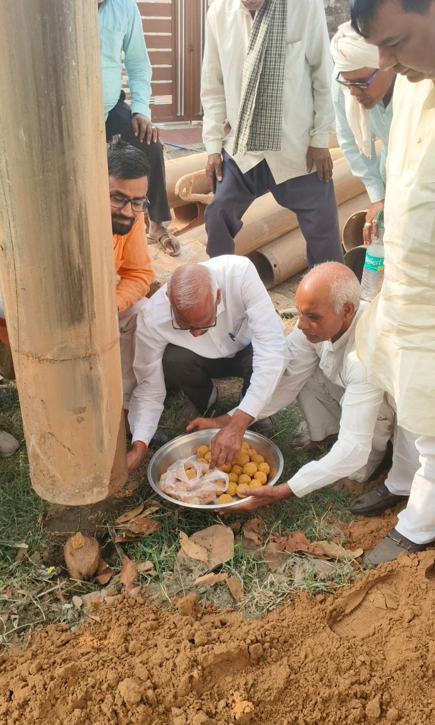MLA inaugurated the borewell