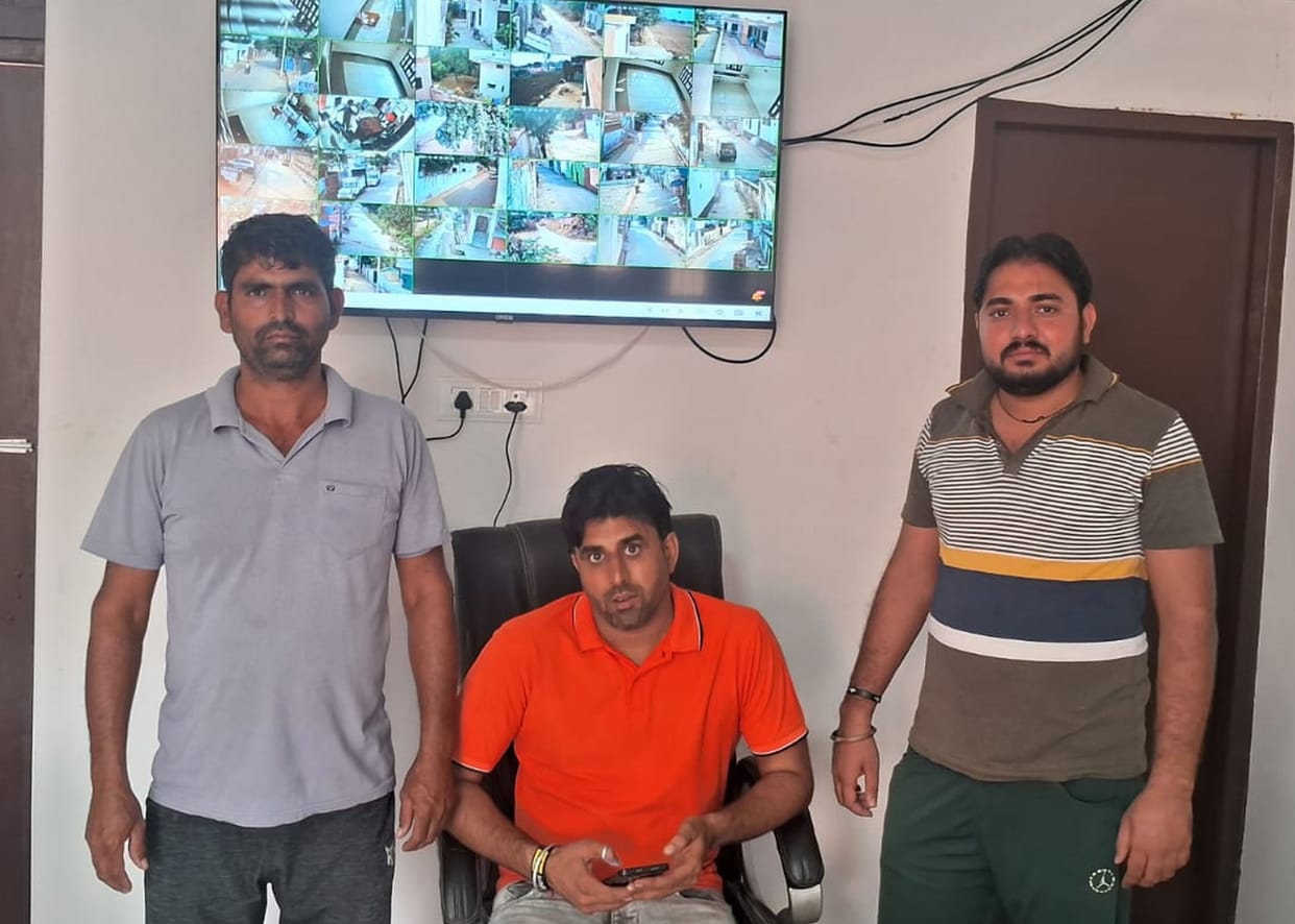 cctv installed ramalwas village