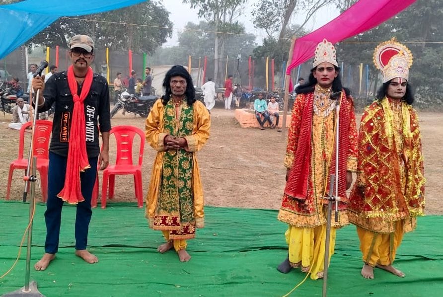 Artists staged the drama of Sita Haran in Devkali
