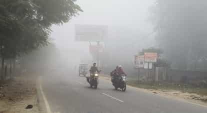 Weather of UP: Mercury started falling in the state with westerly winds, dense fog seen in the morning in man