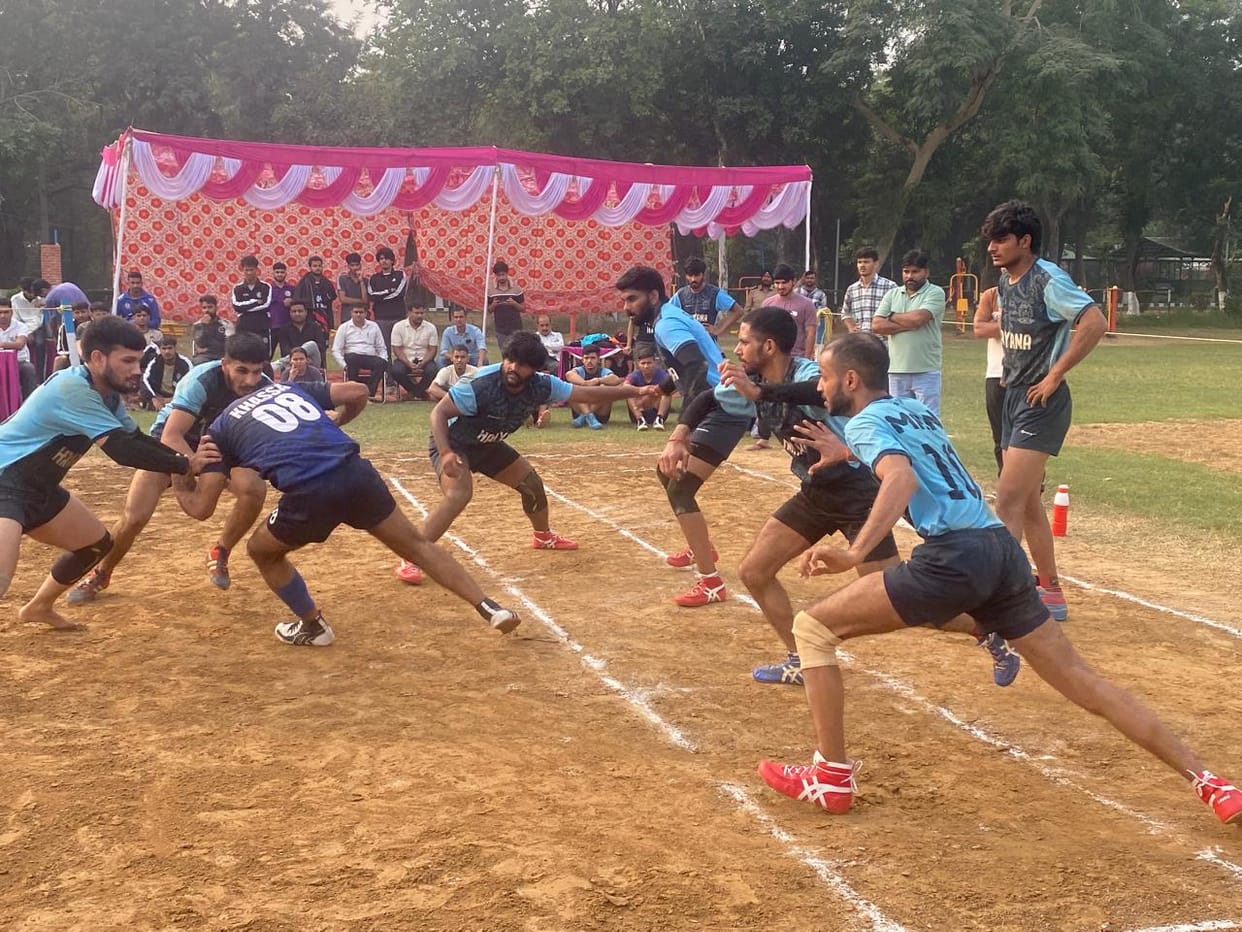 In Kabaddi, NIT Hamirpur is first and Kurukshetra is second.