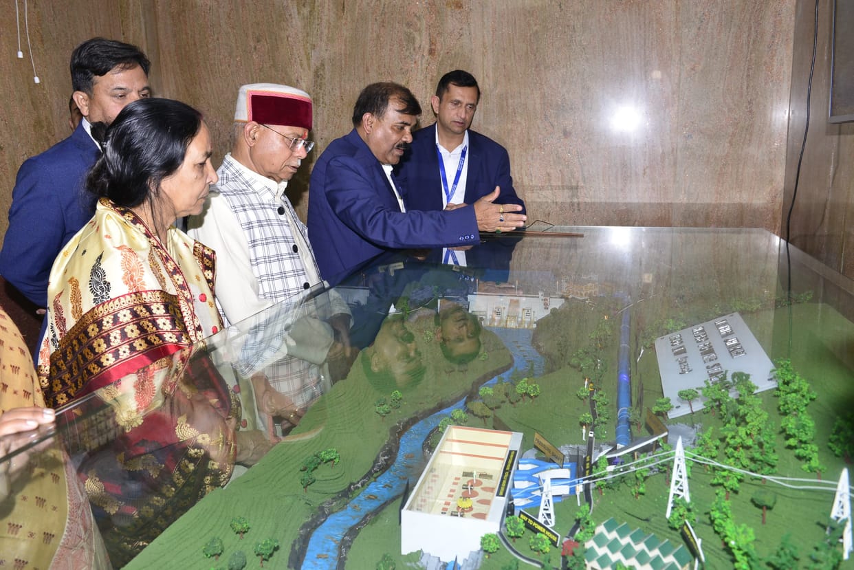 Governor Shiv Pratap Shukla visited NJPC project area