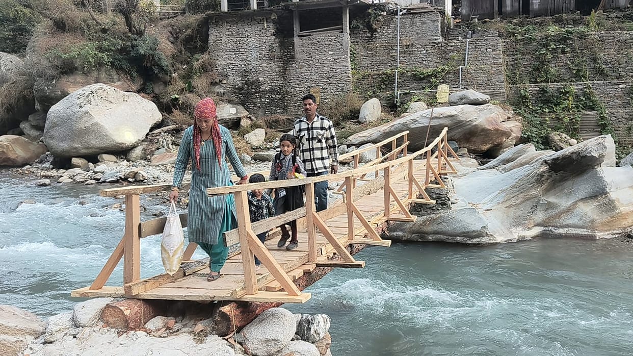 When the administration did not listen, the villagers built a culvert themselves.