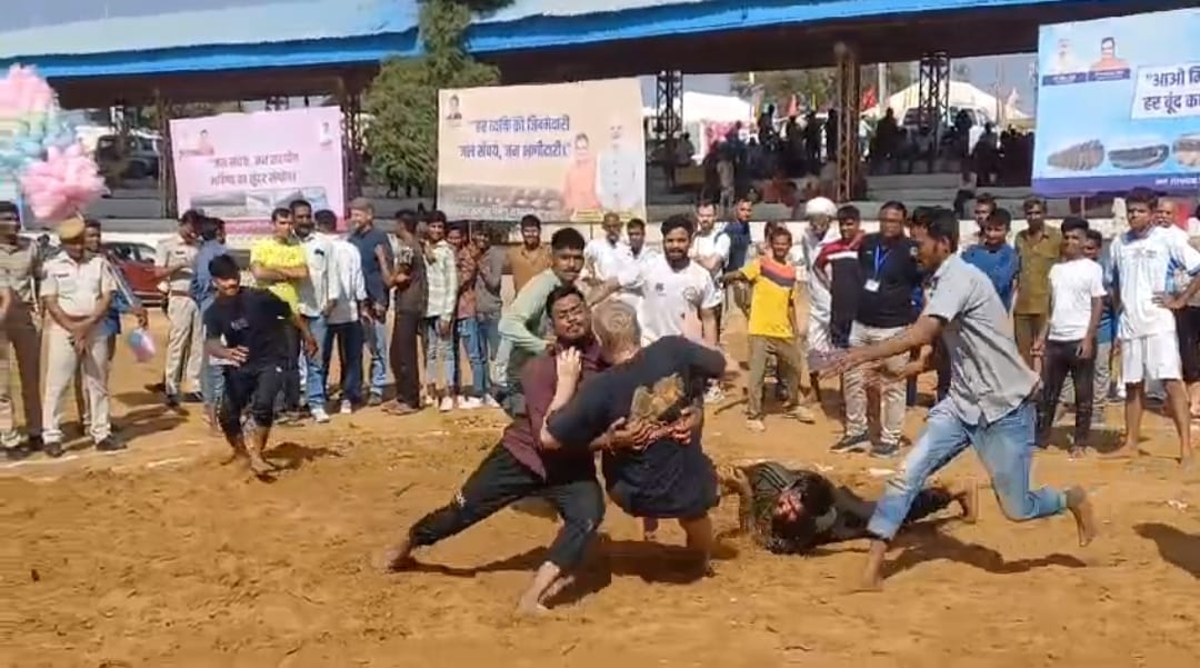 Ajmer News Kabaddi match between Indian and foreign players took place at Pushkar fair foreigners lost