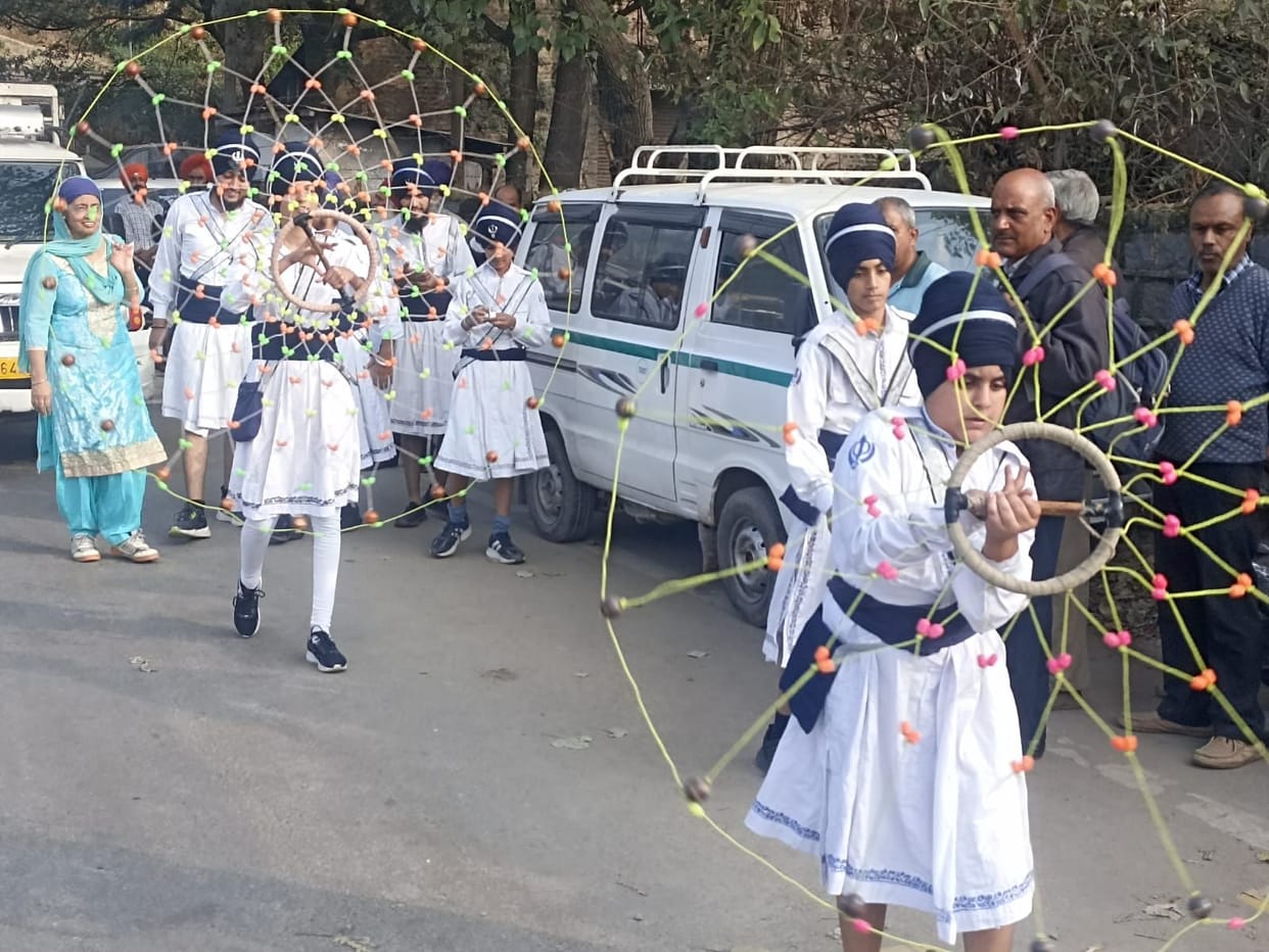 City Kirtan taken out in Dharampur, Prabhat Pheri in Subathu