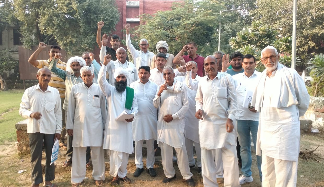Farmers prepare to march to Delhi for compensation for high tension line