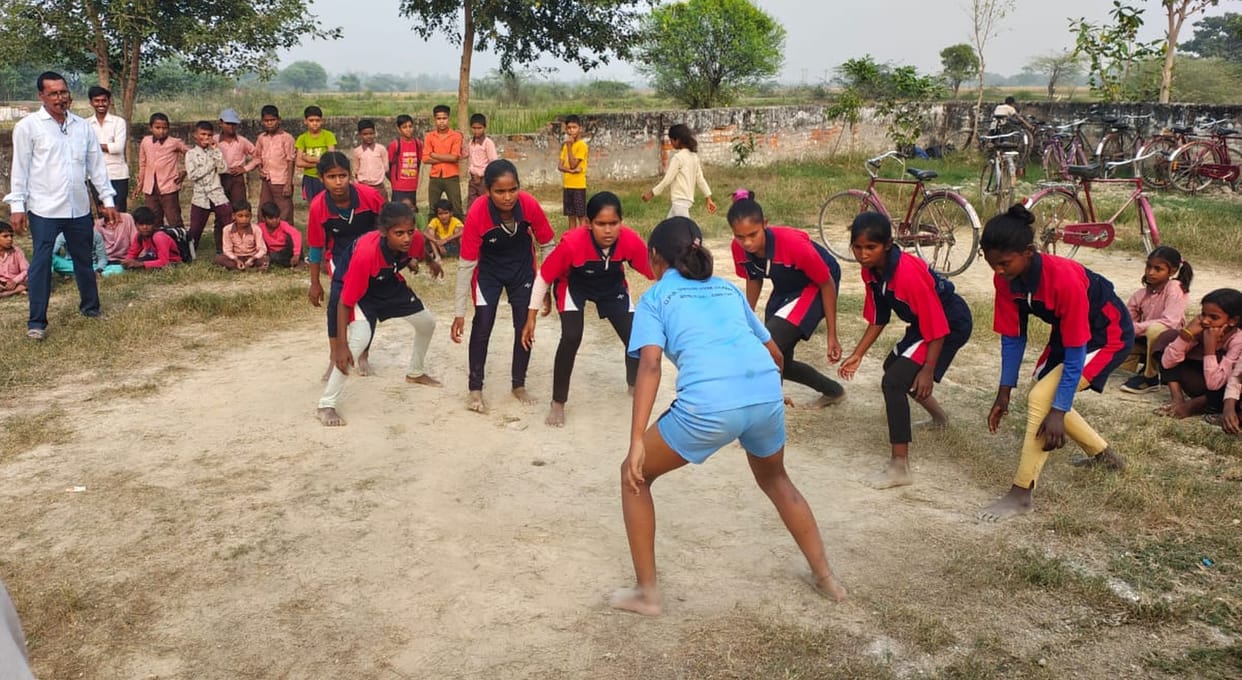 Ghatampur and West Duara took lead in sports competition