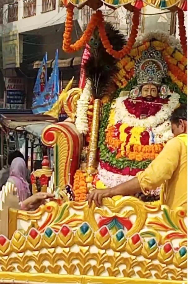 Flood of faith in Shri Krishna in the procession of Shri Khatu Shyam